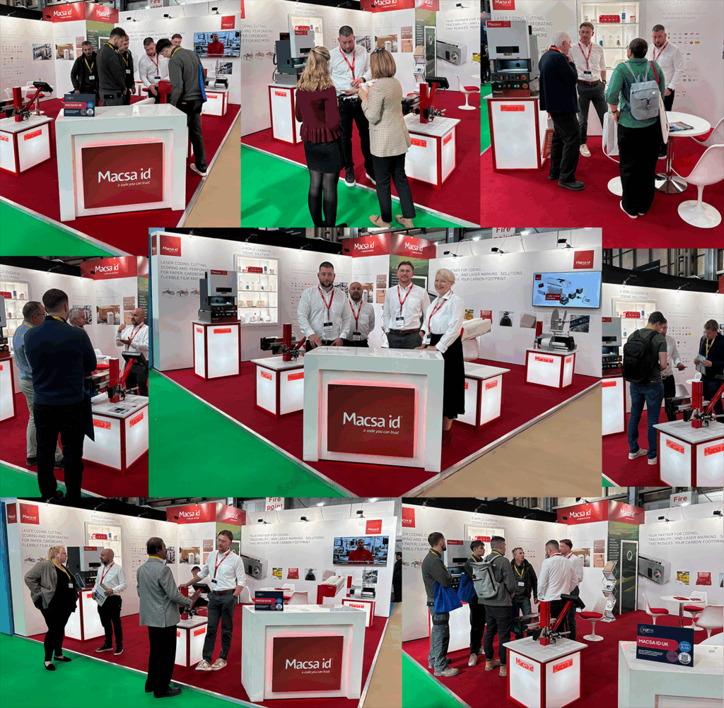 variety of images of people on the exhibition stand